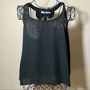 Body Central Tank Top with Bow Details